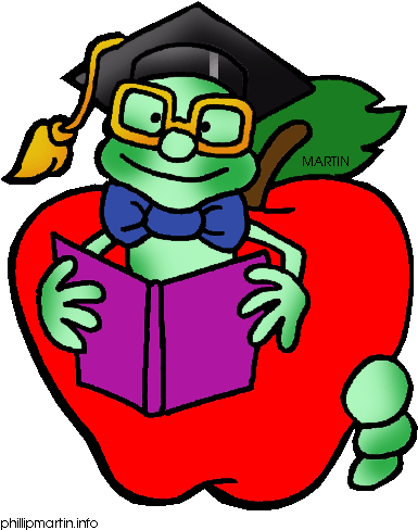 Worm Clipart Apple Clip Art - Apple With A Worm Clip Art (408x498)