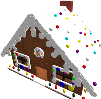 Ginger Bread House - Gingerbread House (420x420)