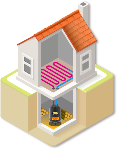 Heating System Repairs Insallations Beckley Wv Small - Ground Source Heat Pump Icon (402x514)
