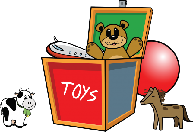 Pediatric Physical Therapy Clip Art In Home Pediatric - Toybox Clipart (640x437)