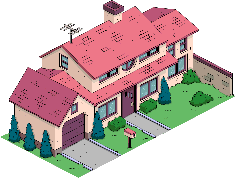 Tapped Out Lovejoy Residence - Simpsons Jessica Lovejoy Family (946x716)