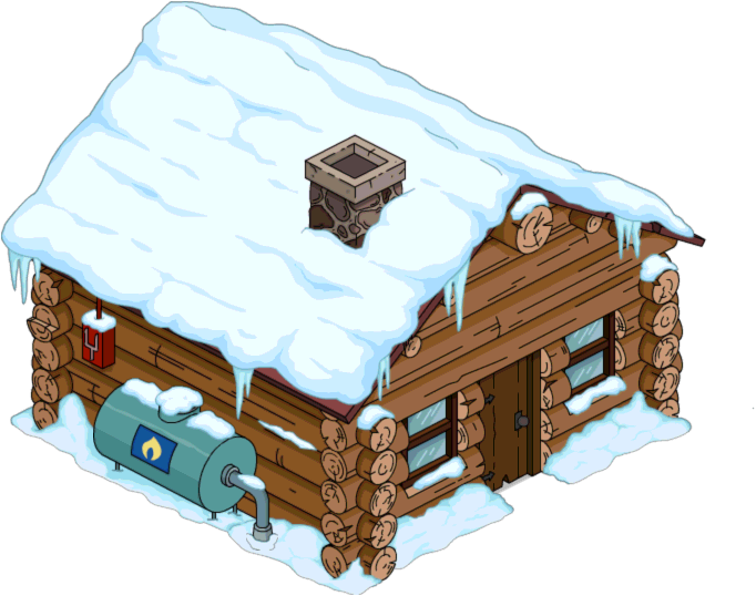 The Invasion Before Christmas 2017 Event - Simpsons Tapped Out Log Cabin (682x538)