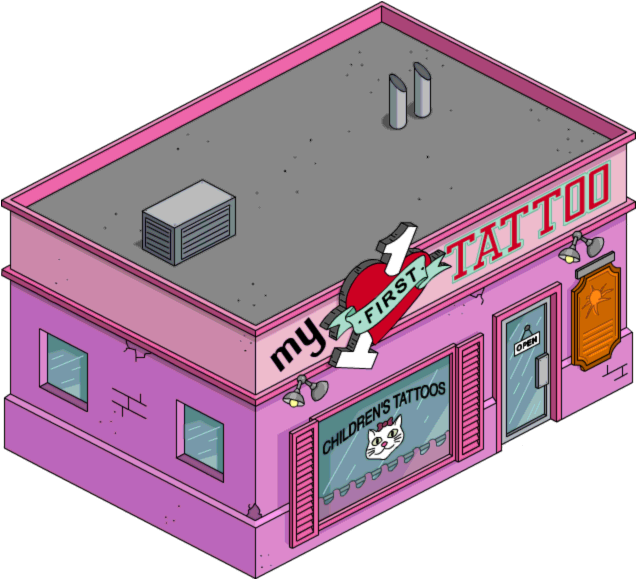 Tapped Out My First Tattoo - House (650x600)