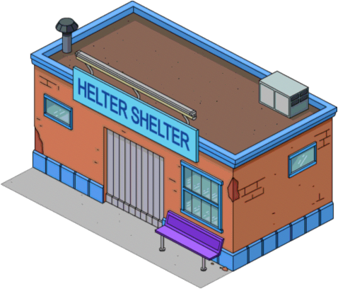Original Price Won On The Christmas Wheel - Simpsons Springfield Buildings (478x408)