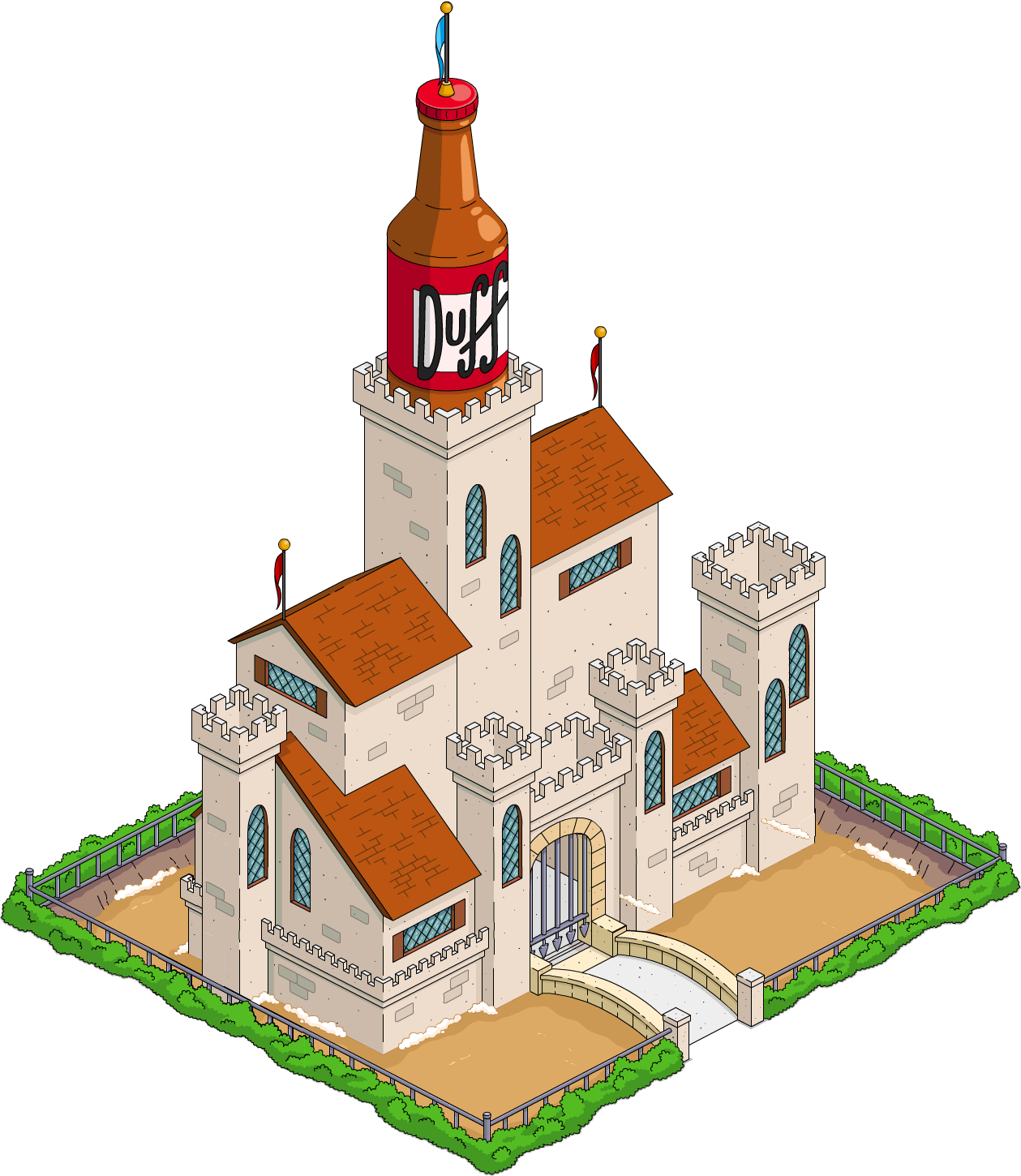 Duff Gardens - Simpsons Tapped Out Duff Gardens (1259x1450)