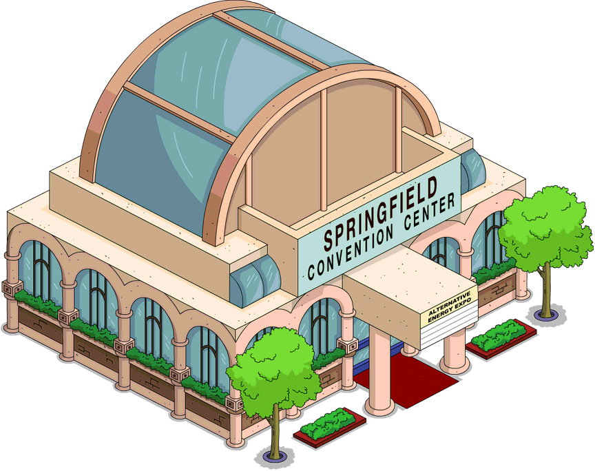 2,000 Fp - Simpsons Tapped Out Convention Center (864x684)