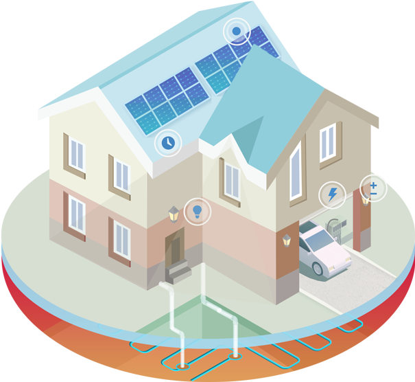 Geothermal Heating & Cooling - Geothermal Heating (604x597)