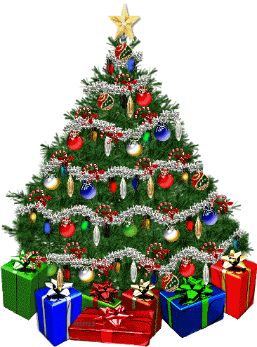 The Only Occasion I Look Forward To Besides My Birthday - Christmas Tree Gif Transparent (400x504)