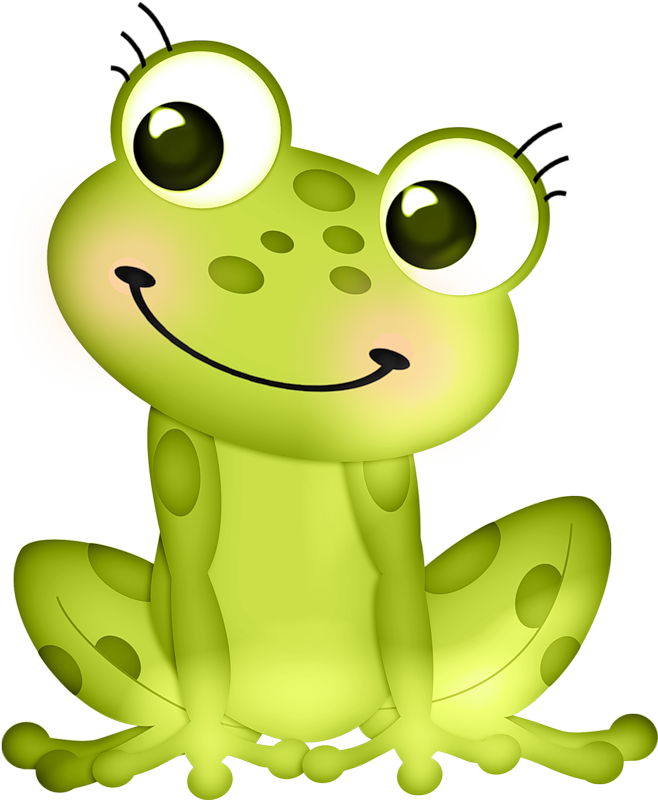 Green Frog Clip Art - Clipart Frosch (658x800)
