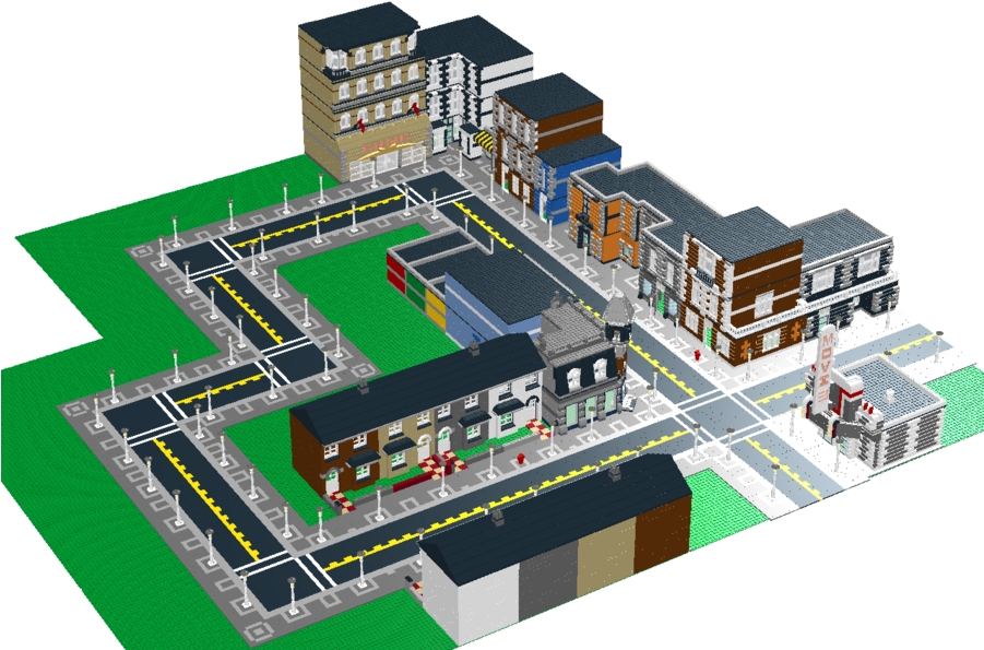 Lego Custom Town - Lego Modular Buildings (900x608)