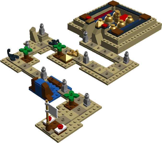 Tomb Of The Mummy King By Mbaerstudios - Lego Heroica (800x600)