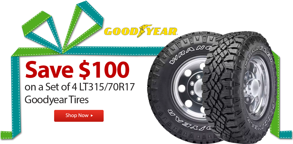 Save $100 On A Set Of 4 Goodyear Tires - Goodyear Wrangler Duratrac 275/55 R20 113s (963x500)