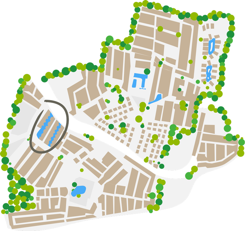 Map Cottage Marina Camping Farret In Vias - Le Club Farret (787x741)