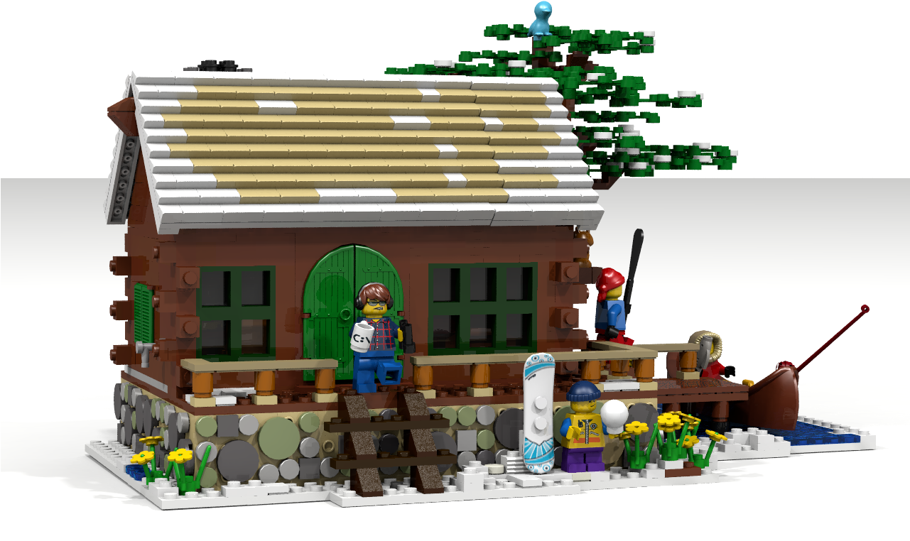 1 / - Log Cabin (1280x768)