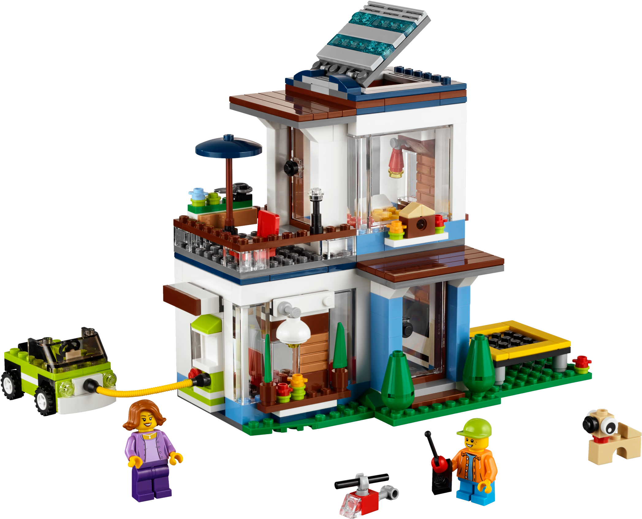 Lego Modular Modern Home (2400x1800)