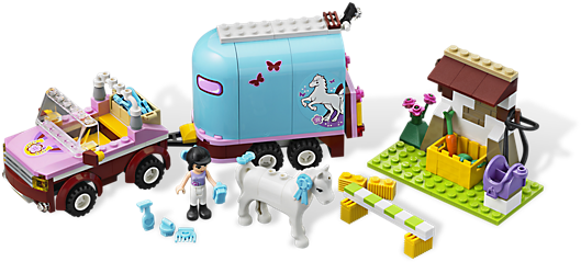 Lego Friends Horse Vet Trailer 41125 - Lego Friends Horse Box (600x450)