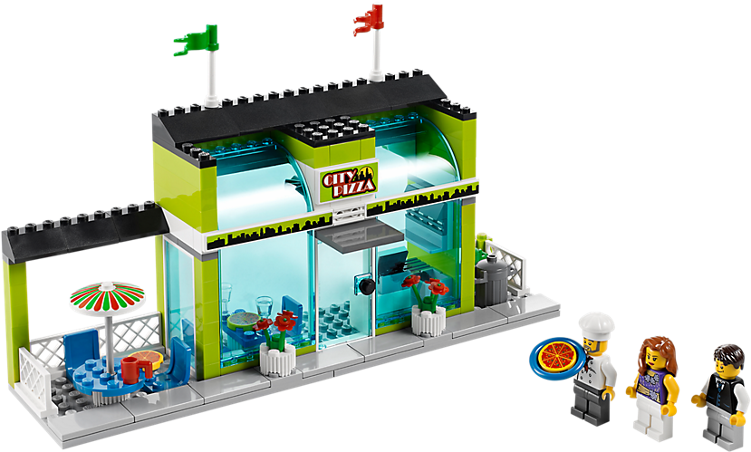60026 Alt4 - Lego City Set #60026 Town Square (840x630)