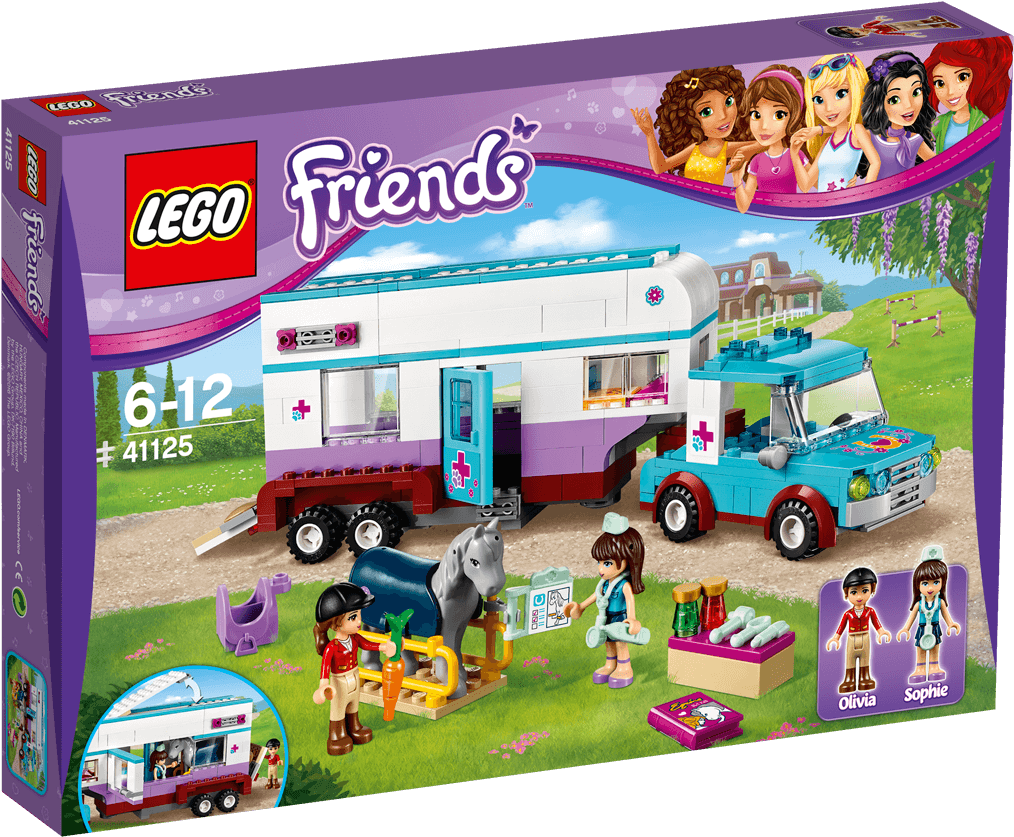 Lego Friends Horse Trailer Instructions - Lego 41125 - Friends Horse Vet Trailer (1488x837)