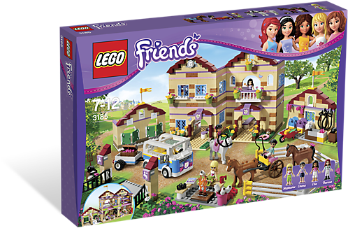 Saddle Up And Head Off To Summer Riding Camp In The - Lego Friends - Summer Riding Camp 3185 (construction) (600x450)