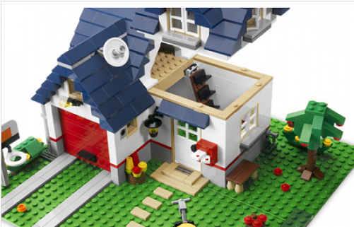 Lego, Creator, Apple Tree House - Lego Apple Tree House (500x500)