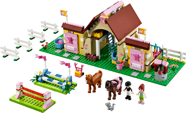 Lego Friends 3189 Pferdestall - Lego Friends Heartlake Stables (640x388)