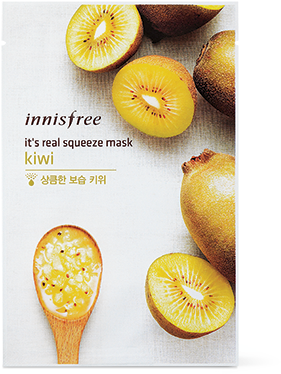 Innisfree It's Real Squeeze Mask-kiwi 1 Sheet - Innisfree It's Real Squeeze Mask (rice) 1 Pc (450x450)