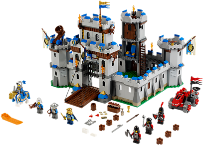 Lego Castle Castelo Do Rei - Lego King's Castle (410x307)