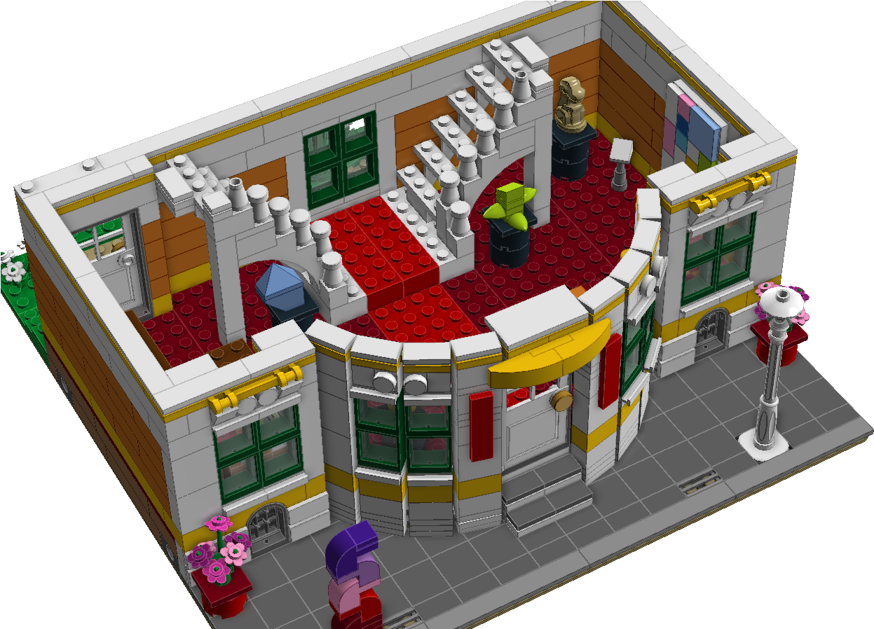 The Ground Floor Contains The Ticket Office With Small - Floor Plan (1391x897)
