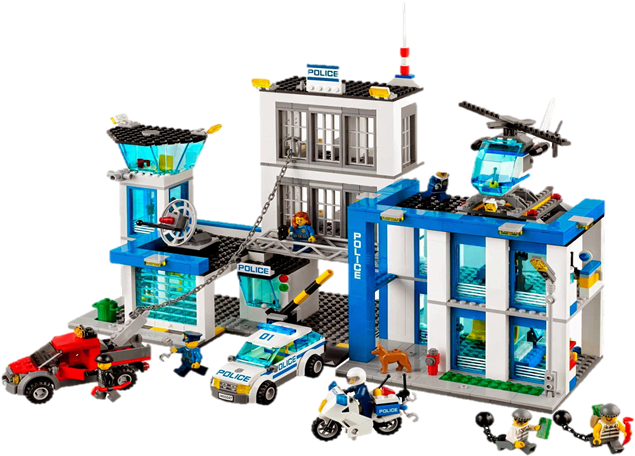 You Will Earn 16 Reward Points By Buying This Product - Lego City Police Station (692x471)