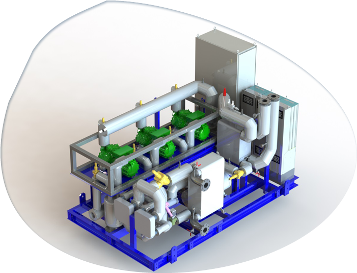 Skid Heat Pump - Heat Pump (700x546)