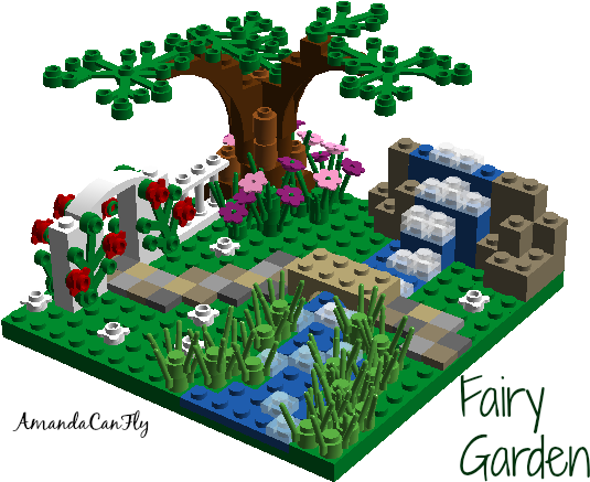 Lego Ideas - Fairy Garden - Lego Fairy Garden (566x449)