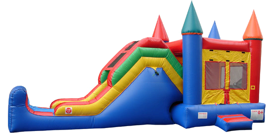 Jump N Slide Combo - Inflatable Castle (550x370)