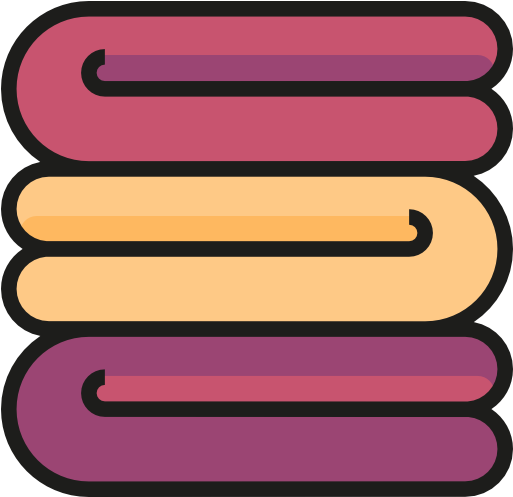 Towels Free Icon - Towel Icon Png (512x512)