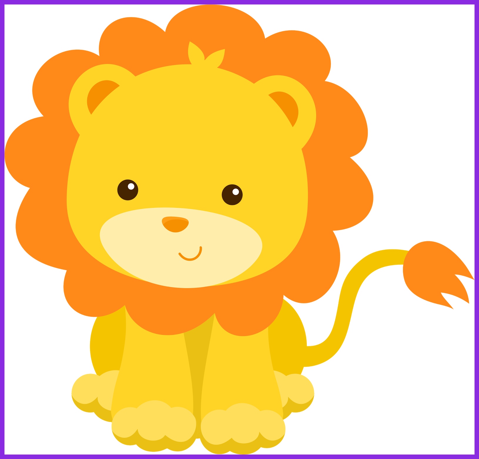 Marvelous Clipart De Animales La Selva Bebes Ero Moi - Baby Lion Clipart (1630x1564)