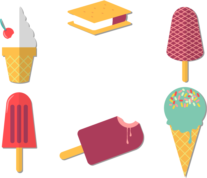 Popsicle Clipart Painting - Ice Cream (807x681)