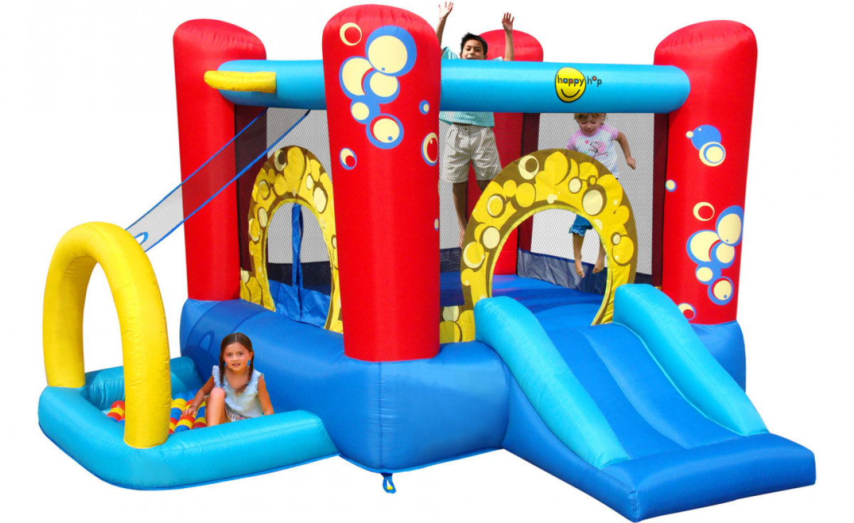 Happy Hop Bubble 4 In 1 Play Center - Happy Hop Jumping Castles (1200x1200)