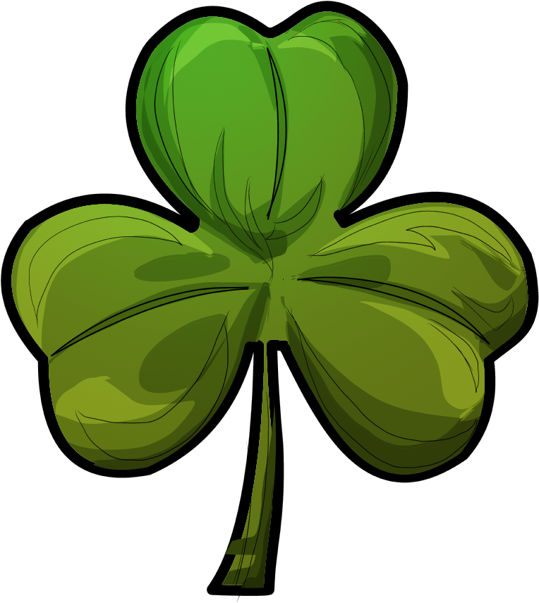 Various Celtic Design And Irish Elements Used For Fridge - Clover (793x1122)