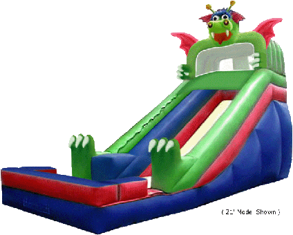 Image Result For Evil Slide - Inflatable (424x340)