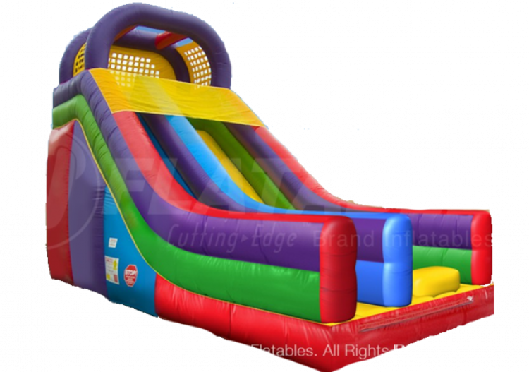 Wacky 18' Slide - Inflatable Castle (750x527)