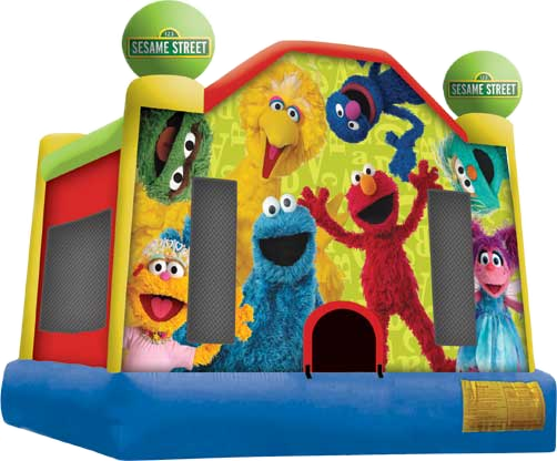 Sesame Street Bounce House (502x416)
