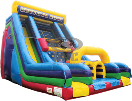The Vertical Rush Party Inflatable Slide - Vertical Rush Slide (450x342)