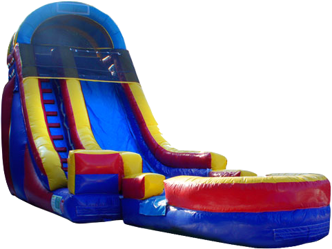 The Water Slide Inflatable Features One Slide Lane - Inflatable Castle (525x370)