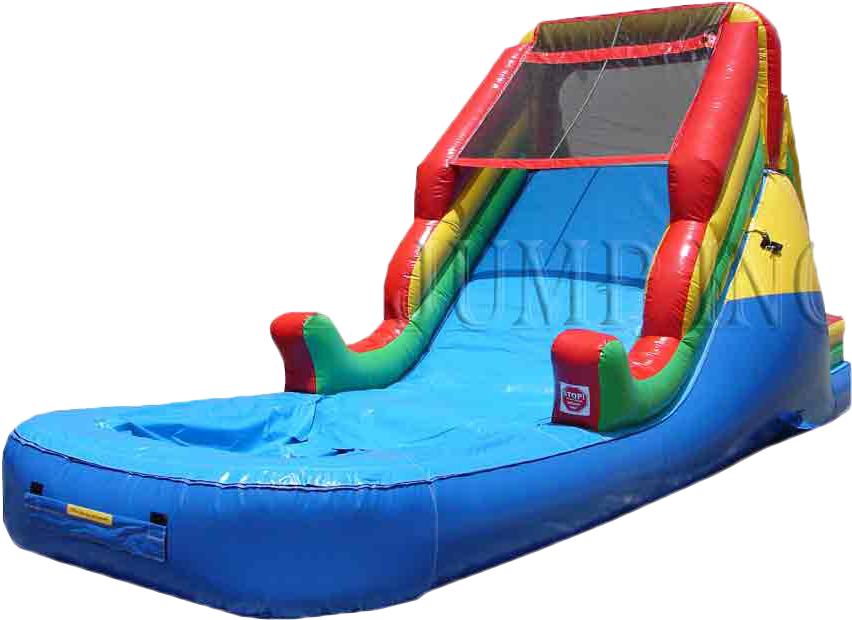 14 Ft Water Slide - Water Slide Png (1001x709)