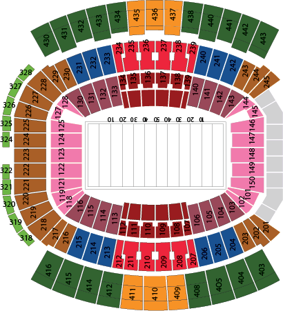 Jacksonville Jaguars Vs Baltimore Ravens Tickets - Metlife Stadium Seating Chart (410x451)