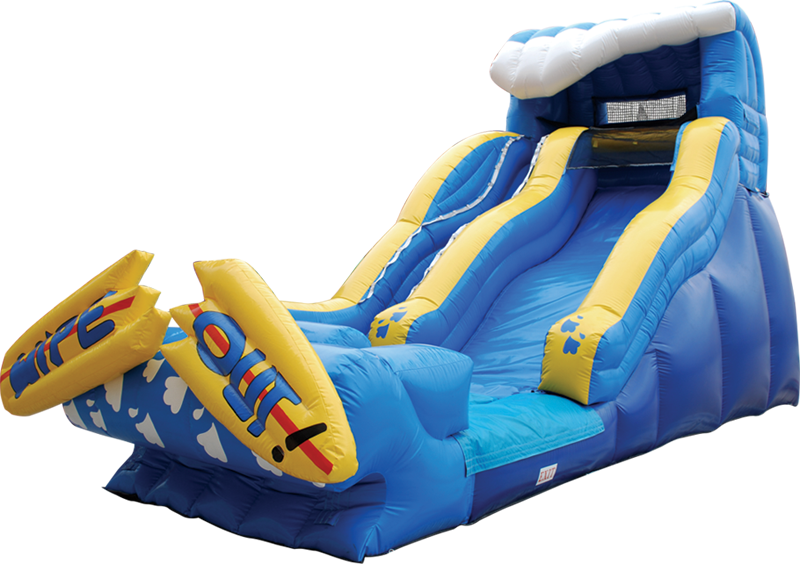 20ft Wipeout Waterslide - 22 Ft Wipe Out Water Slide (800x564)