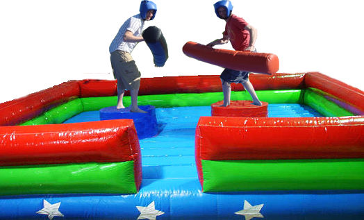 Gladiator Jousting Battle - Moon Bounce Jousting (524x317)