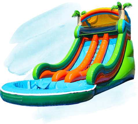 Water Slide - Inflatable Water Slides For Sale (477x429)