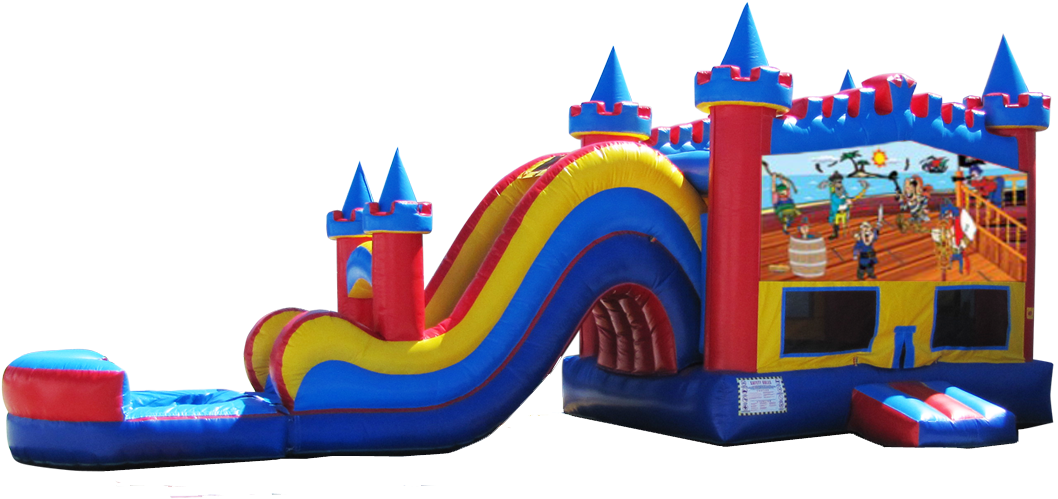 Pirate Water Slide Rental - Water Slides For Parties (1104x528)