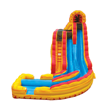 Fire & Ice Water Slide - Water Slides In Brownsville Texas (437x376)