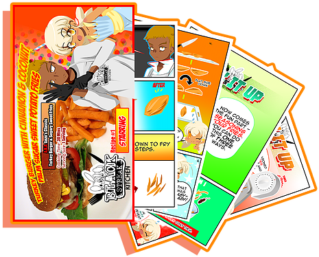 Cook New And Exciting Dishes With Black Streak Kitchen - Graphic Design (507x397)